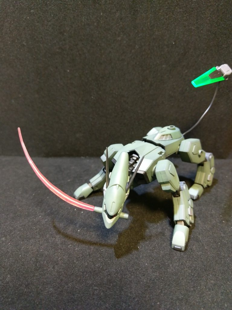 尻尾を付けて単体でも多少戦闘出来る様に!　本当に多少ですが(^o^;)