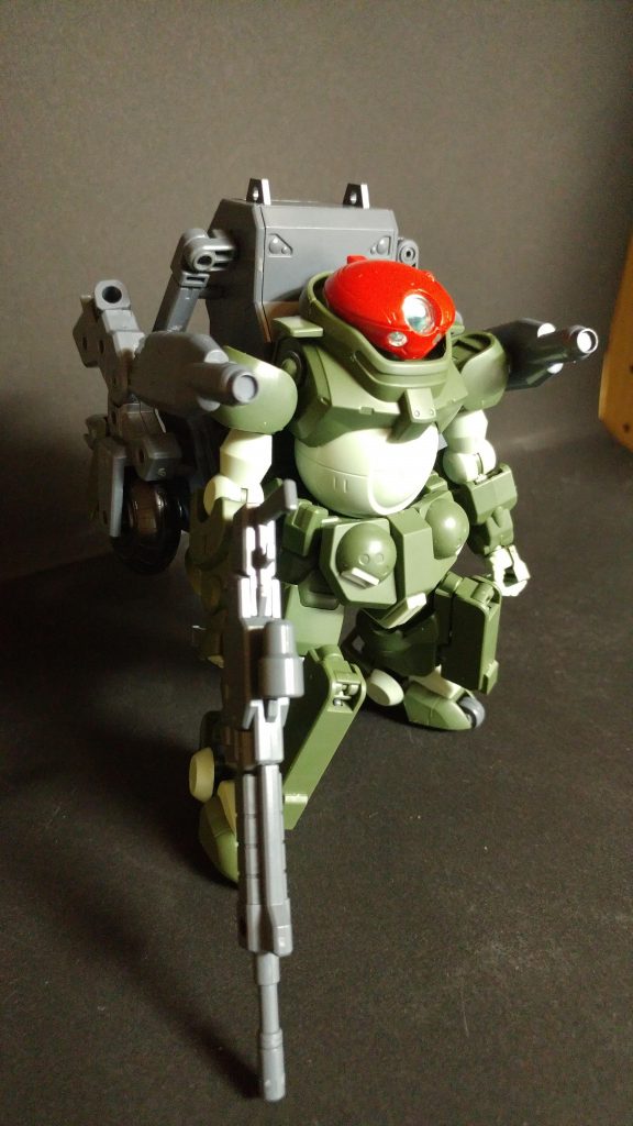 MS形態アームは後方に畳んであります