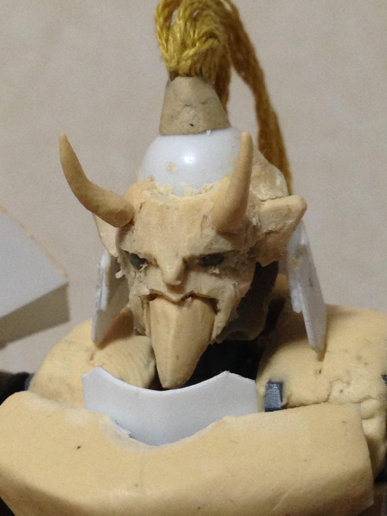 頭部製作が苦労しました・・・