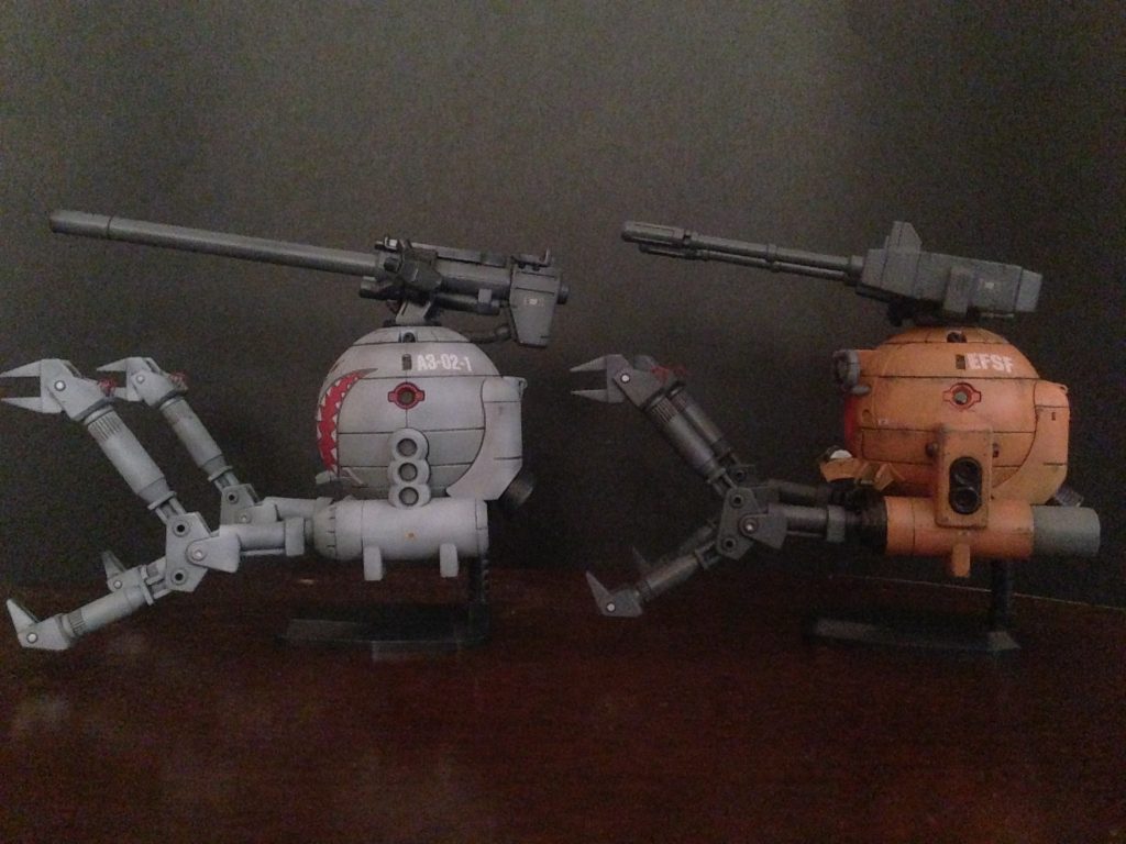 黒サフで、シャドー塗装です。