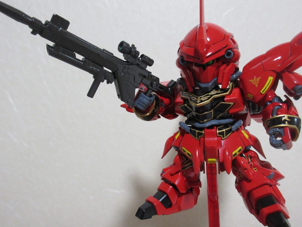 レッドの部分はMr.カラーのスーパーイタリアンレッドを使用。光沢で仕上げました。