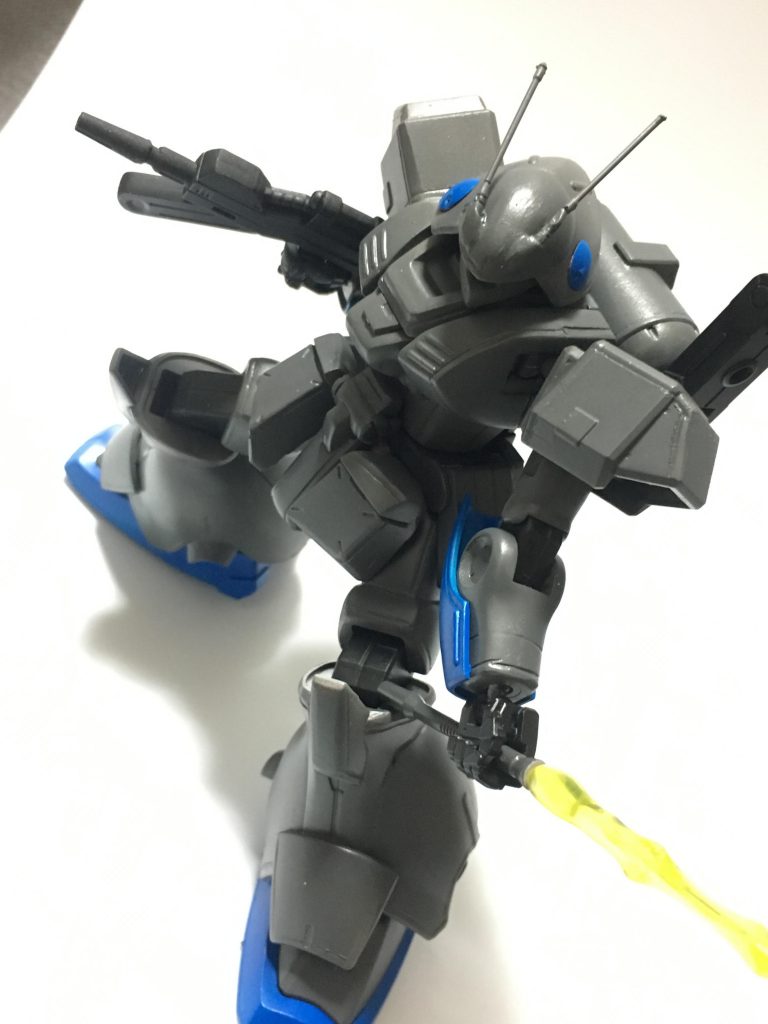 ビームサーベルはマラサイらしくクリアイエロー！！

普段は腰の裏にマウントしています