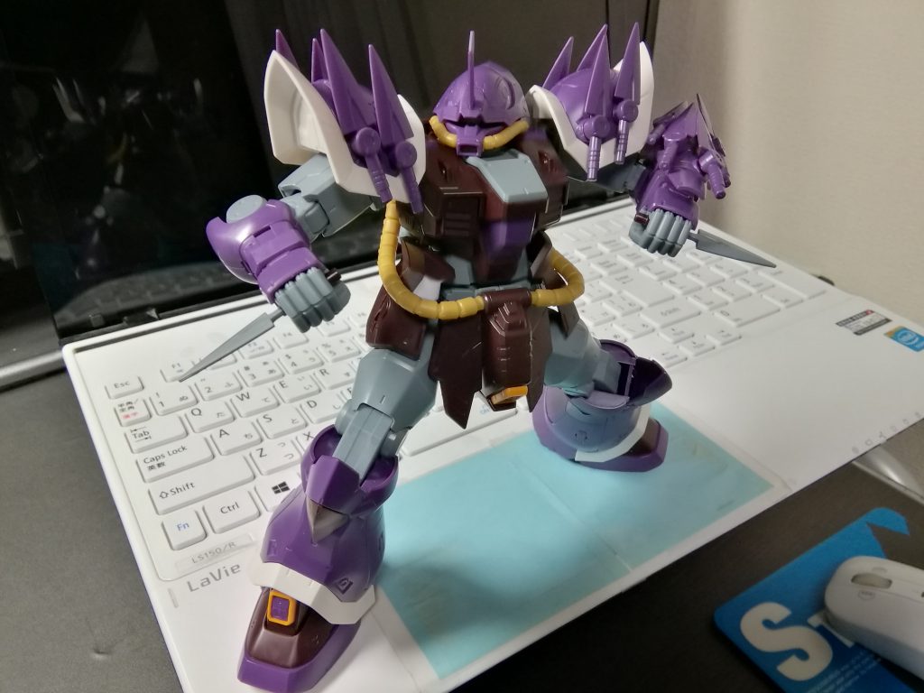 キット素組の状態。