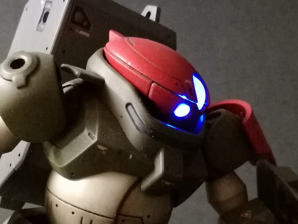 ぼんやり光ってます( ´ー`)