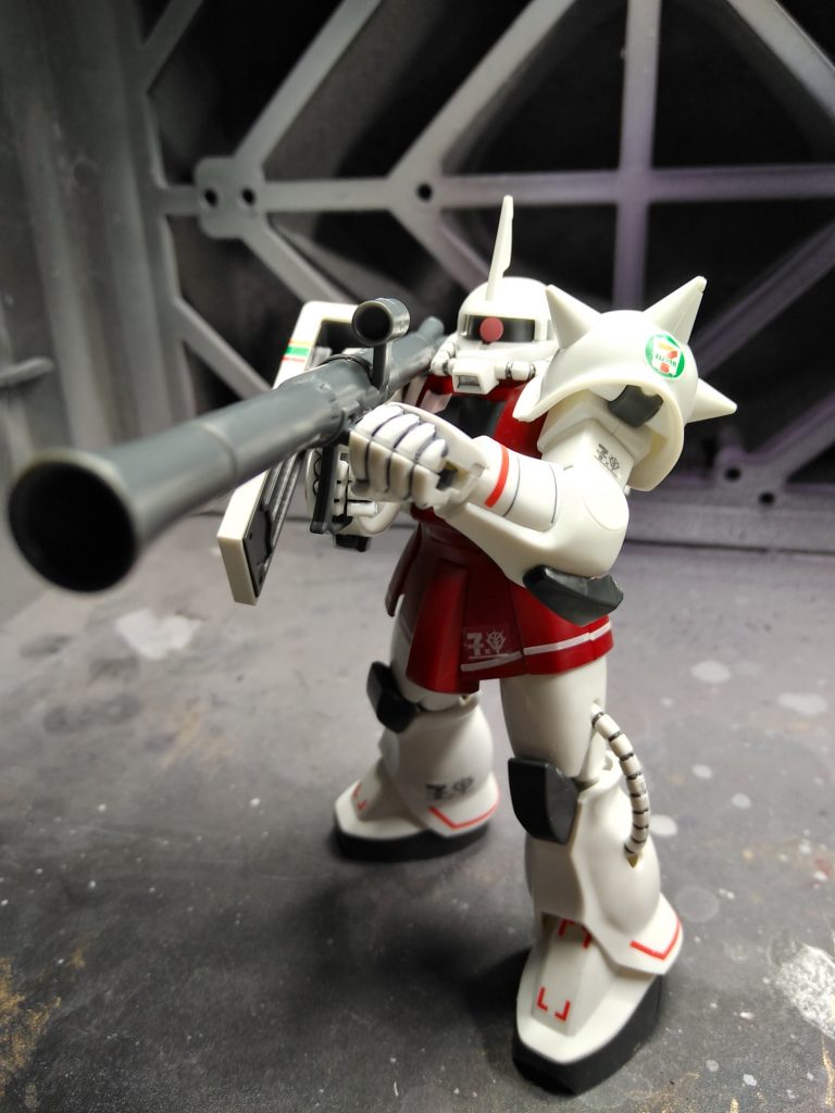 シャア専用ザクⅡセブンイレブンカラー–4枚目/制作者：フルアーマプドウ