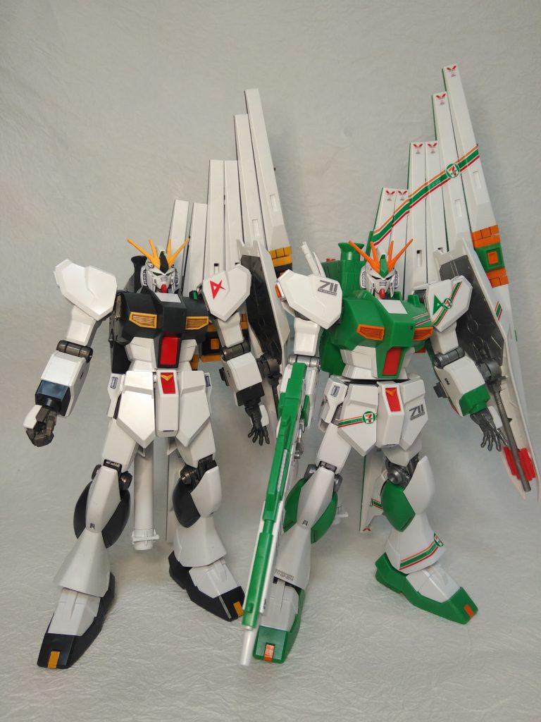 以前作ったνガンダムと
