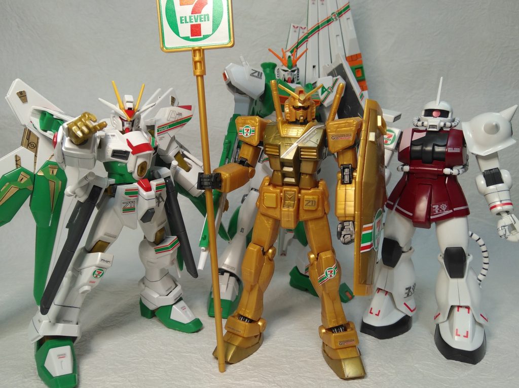 手持ちのセブンイレブンバージョン達と