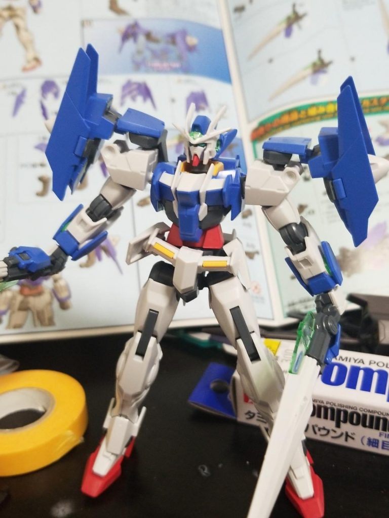 ベース機は当然ダブルオーダイバー
このキット、本当に作りやすかったので初心者の方にはオススメです