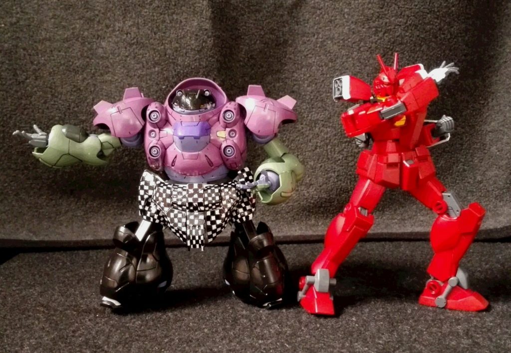 製作済のレッドウォーリアーと並べてみる

その後カズウォーリアーと命名されました