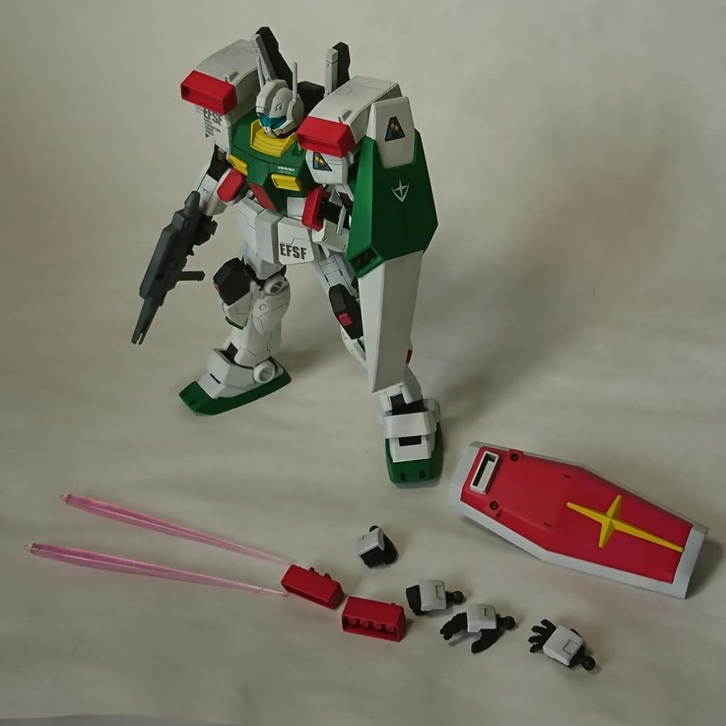 結局、ジェガンの盾だけではなくノーマル版のも製作しました。