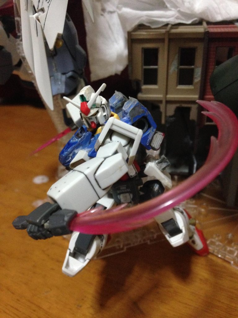 FN-M0X
フォルネウス
「機動戦士ガンダムSTRANGE HISTORY0084」に登場する実験データ採取用水陸両用MS。
連邦戦力回復計画「M計画(プロジェクト・マーズ)」により開発され、地球連邦陸軍北欧方面軍附属特務陸戦中隊第一部隊「エメラルド・ウルフ」に配備され戦果を挙げる。
ーーーーーーーーーーーーー
僕のオリジナルストーリーの原点になるガンダム。シンプルな造形をしているのでかなり気に入っています(`・ω・´)キリッ