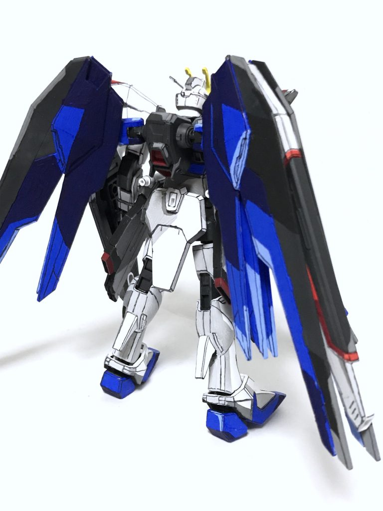 1/144 ZGMF-X10A フリーダムガンダム アニメイラスト風–5枚目/制作者：@j_gunaka