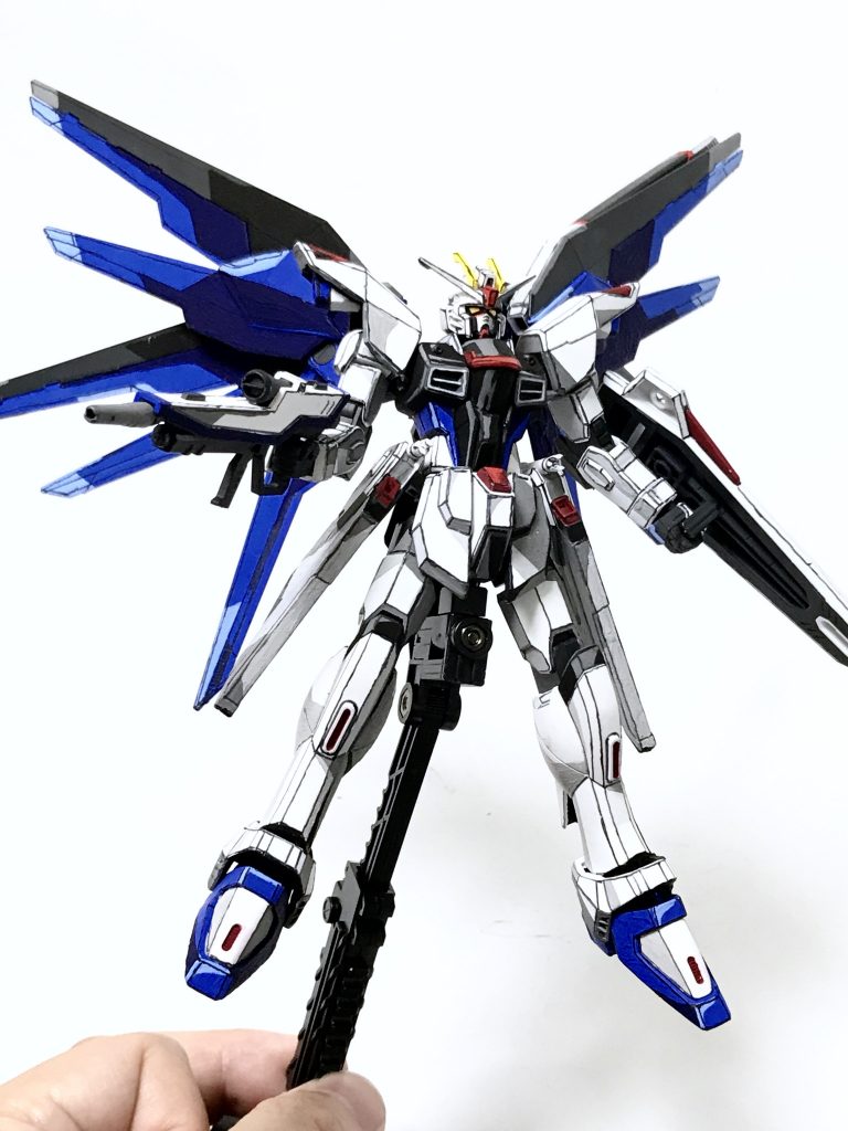 1/144 ZGMF-X10A フリーダムガンダム アニメイラスト風–4枚目/制作者：@j_gunaka