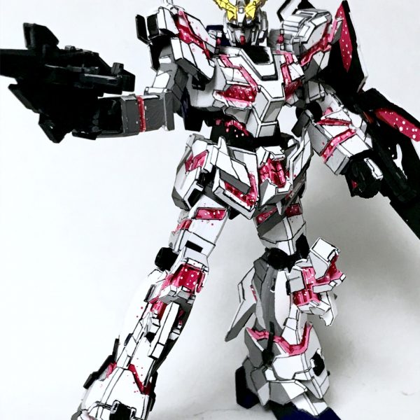 1/144 RX-0 ユニコーンガンダム デストロイモード イラスト風