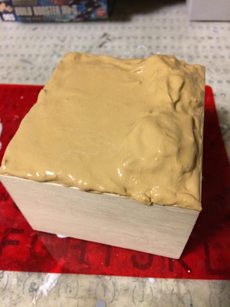 塗りたくります.