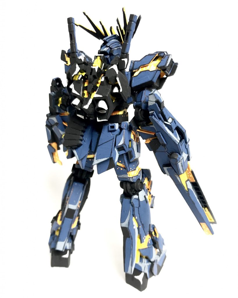 1/144 ユニコーンガンダム2号機 バンシィ アニメイラスト風–5枚目/制作者：@j_gunaka