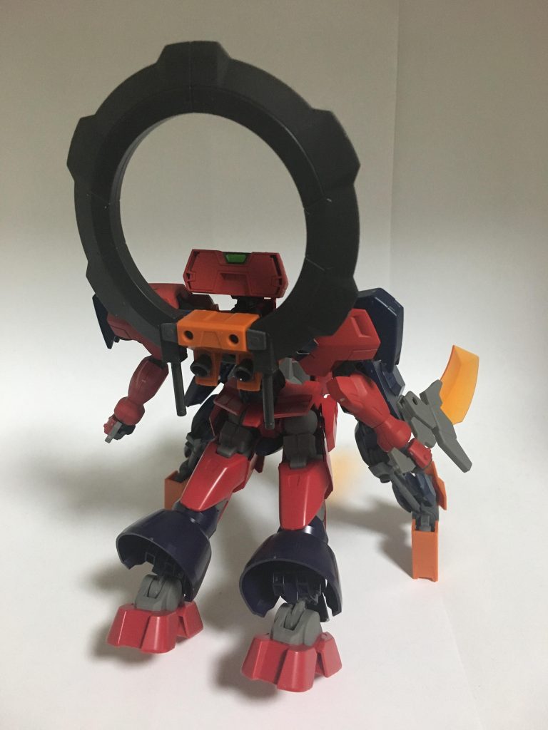 走破形態、背面。