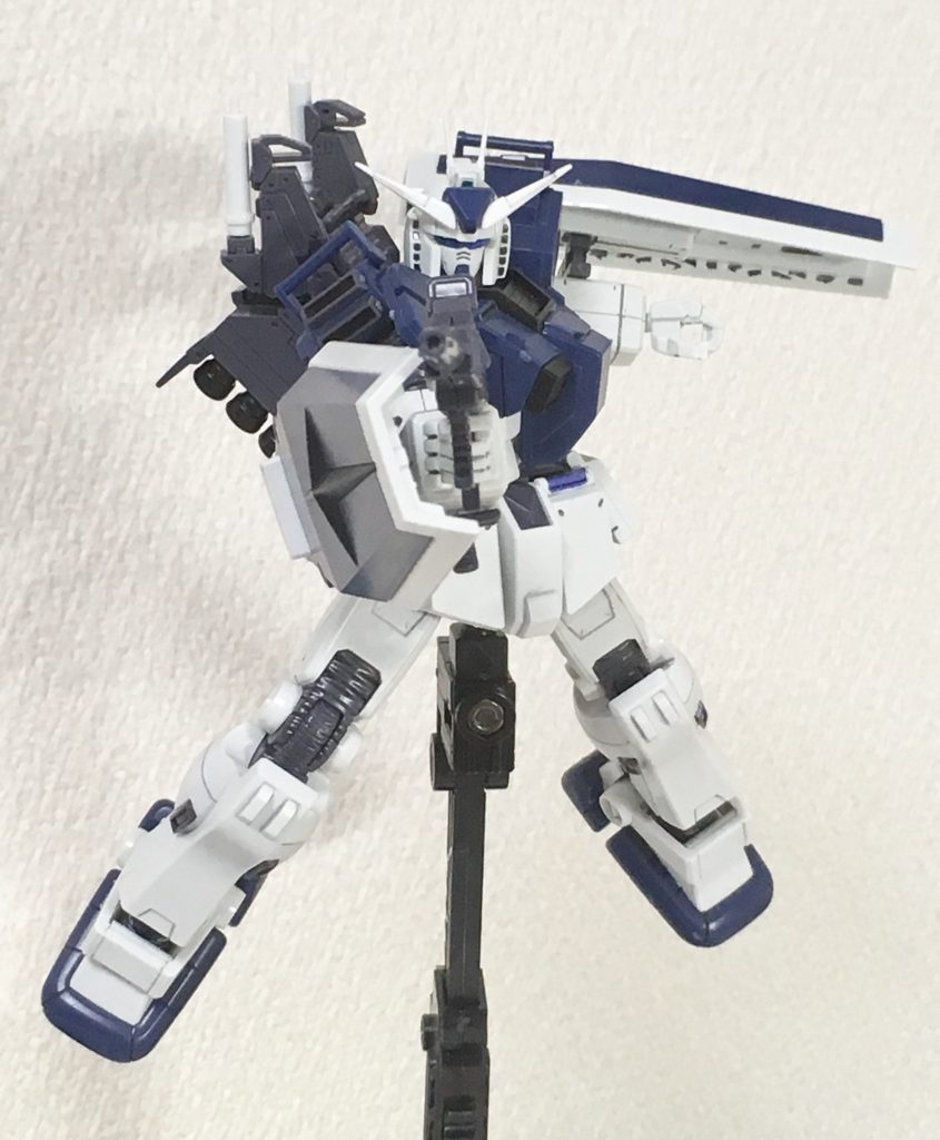 サブアームパーツやビームジャベリンが行方不明になったのでポージングのバリエーションが減ってしまいました。