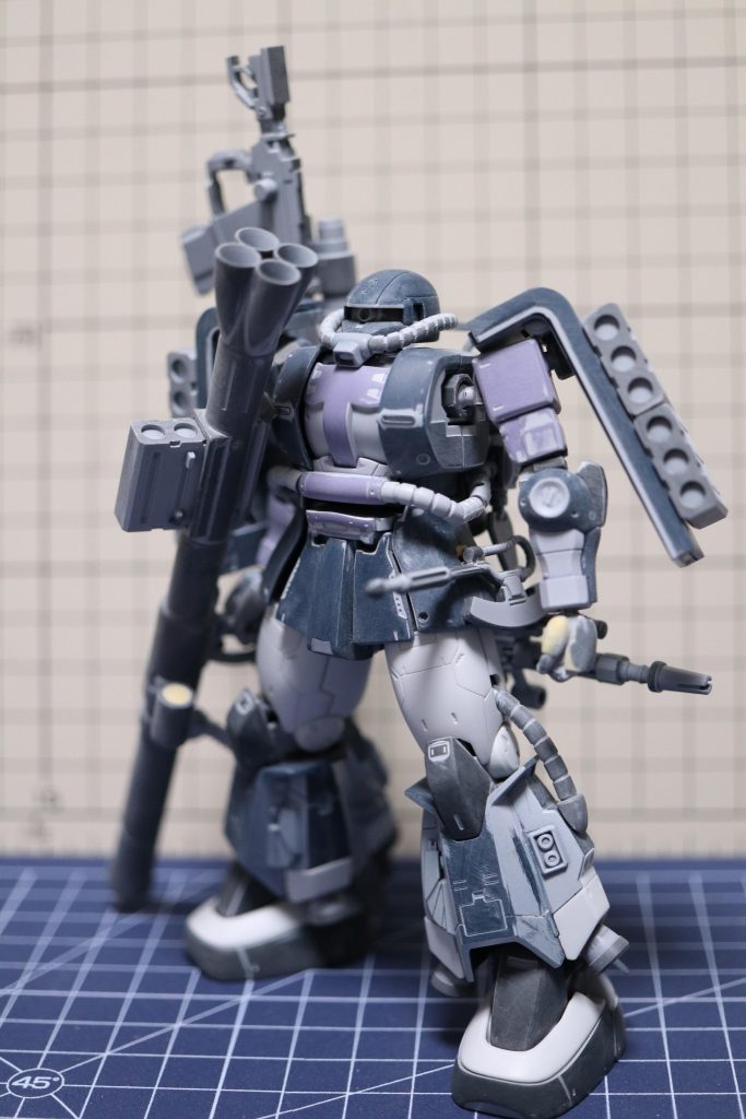 HG 高機動型ザクⅡ 黒い三連星 ガイア機 Ver.THE ORIGIN–2枚目/制作者：nao