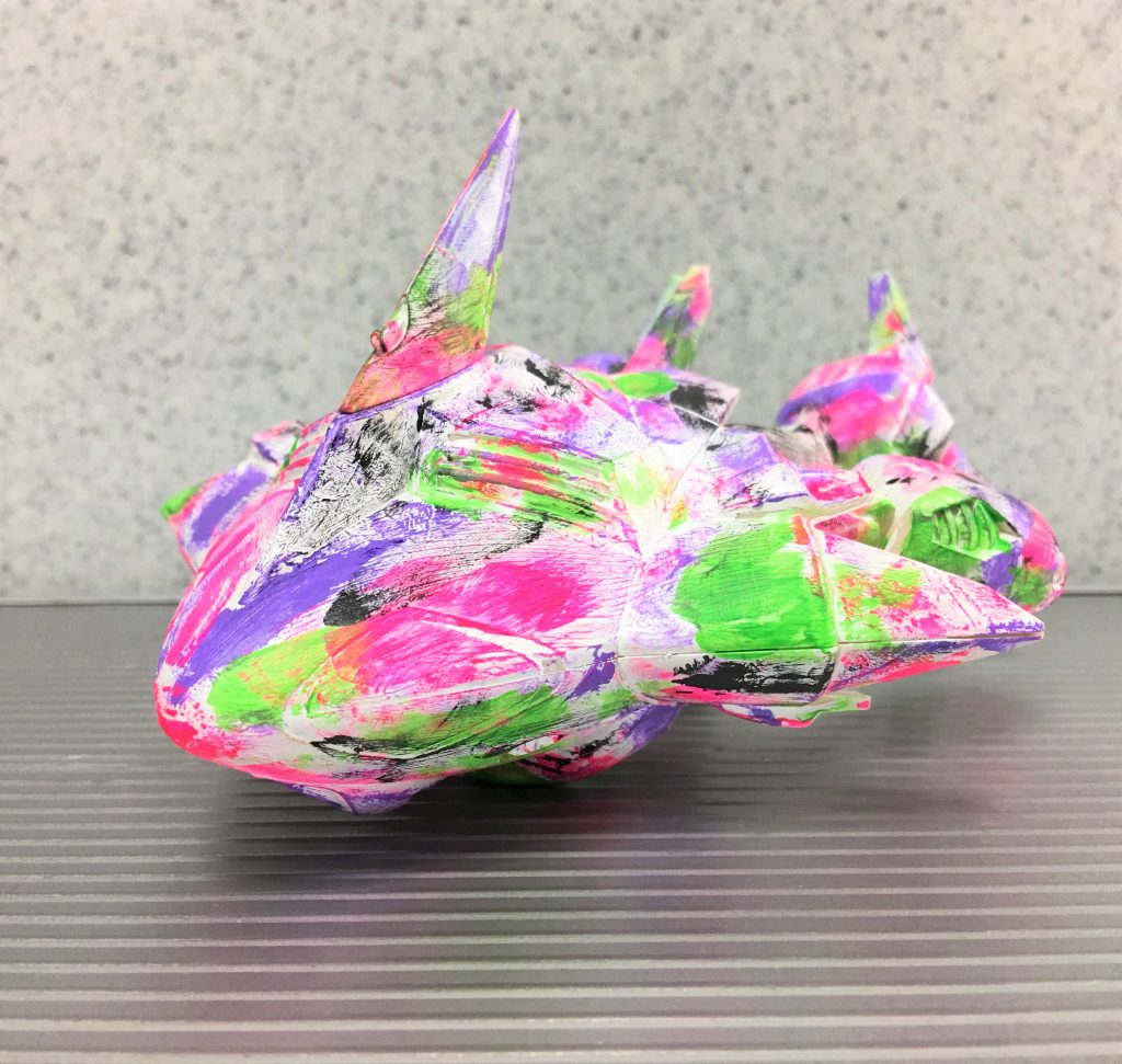 (   。・v・。)ﾉ ドライブラシの潜水モードです
(   。￣v￣。) （実は前に倒しただけだったり）