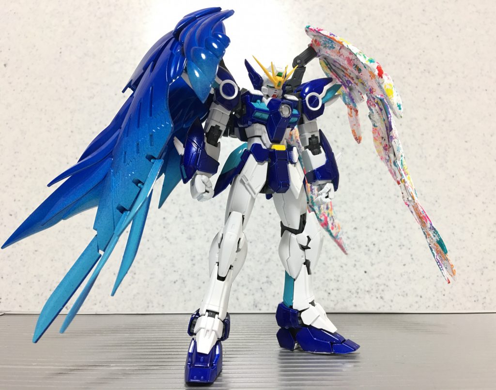 WING GUNDAM ZERO Aqours（ウイングガンダムゼロ・アクア）～”未来の僕らは知ってるよ” より着想～–3枚目/制作者：アトリエ コメットハート