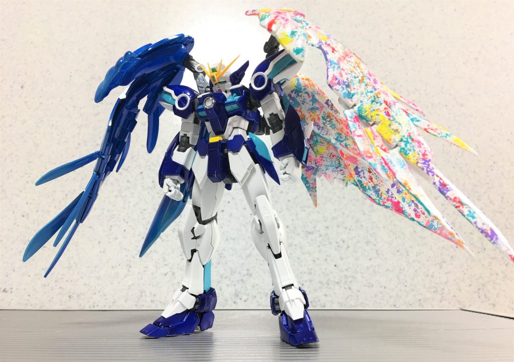 WING GUNDAM ZERO Aqours（ウイングガンダムゼロ・アクア）～”未来の僕らは知ってるよ” より着想～–2枚目/制作者：アトリエ コメットハート