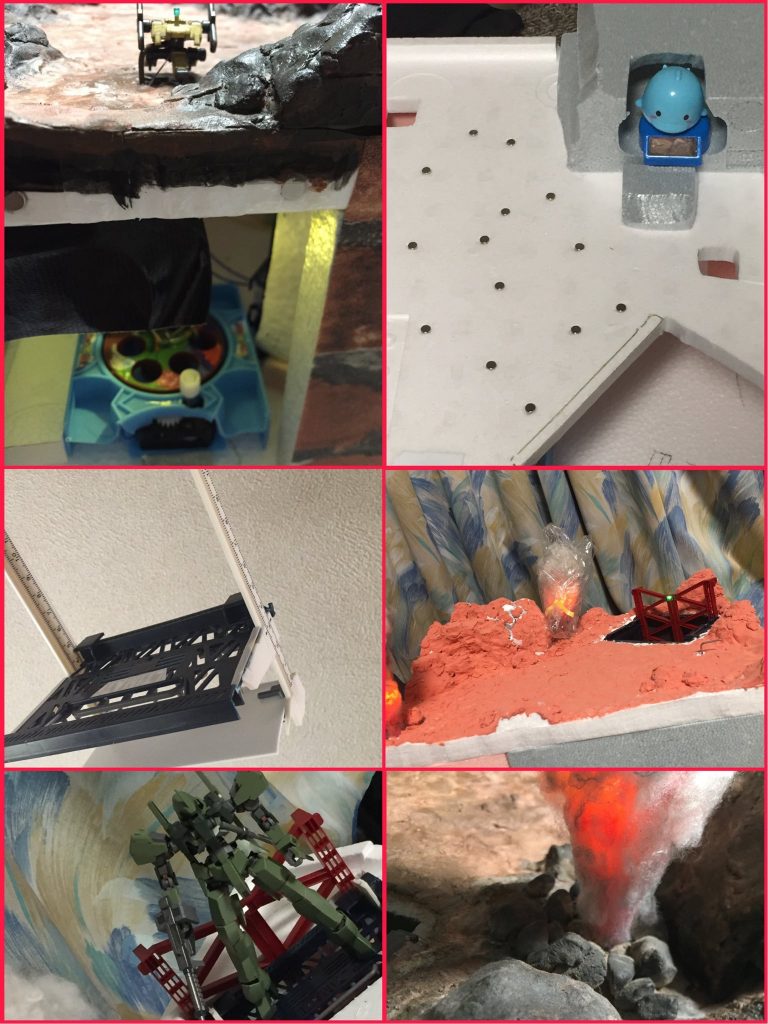 内部にまさかの魚釣りおもちゃ！