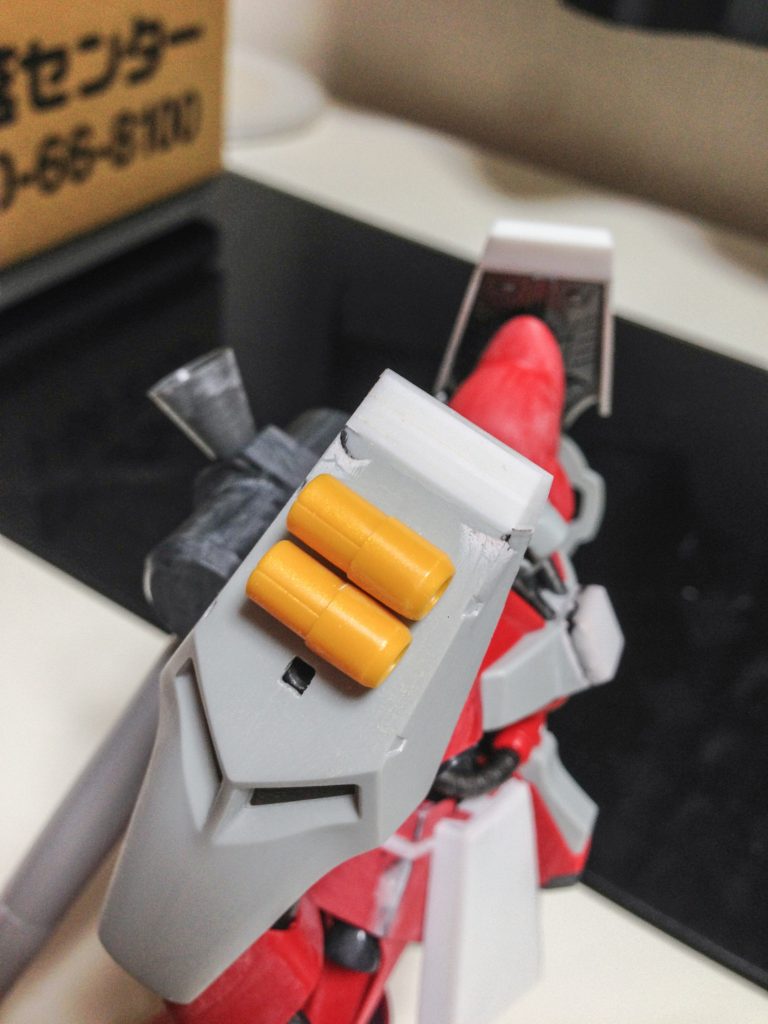 ファンネルバインダーの大型化です3mm延長しています。