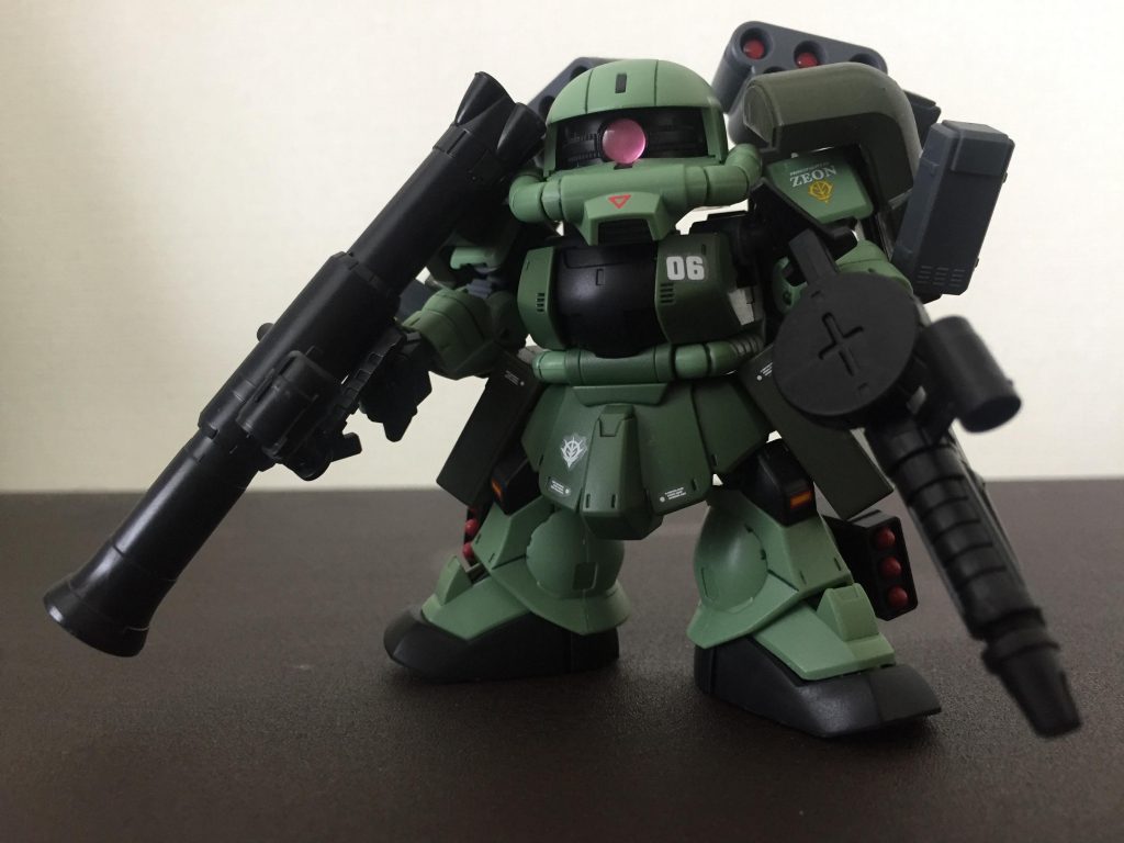 もちろんSDCSのバズーカとマシンガンも装備可能。ぶっちゃけこれが一番強そう(小並感)