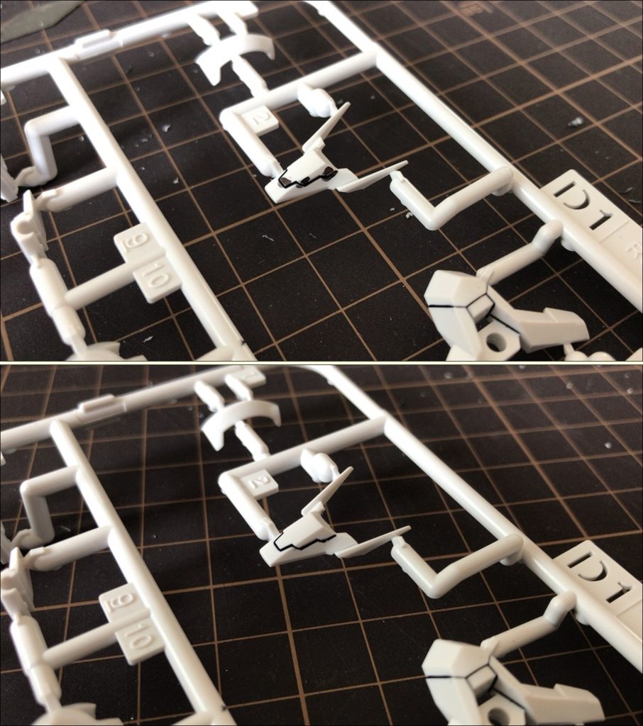 カットの前に墨入れ出来るところは、墨入れしちゃう。