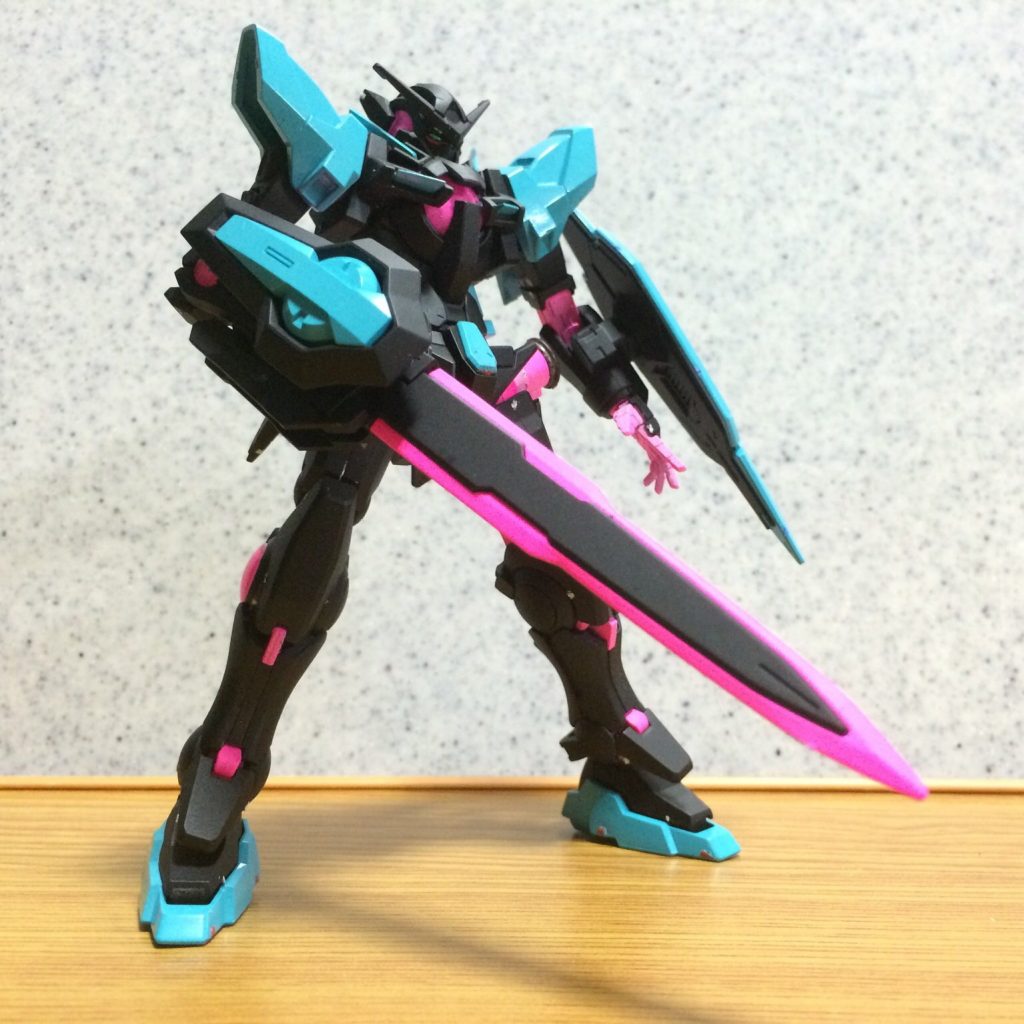 (   。・v・。)ﾉ つづいて「ミ」クシア。フォロワーさん（ツイッター）からのリクエストで生まれた作品です。
(  ﾉ；￣v￣。) この頃はまだランナー塗装だったので、白い部分が目立ちますね・・・。