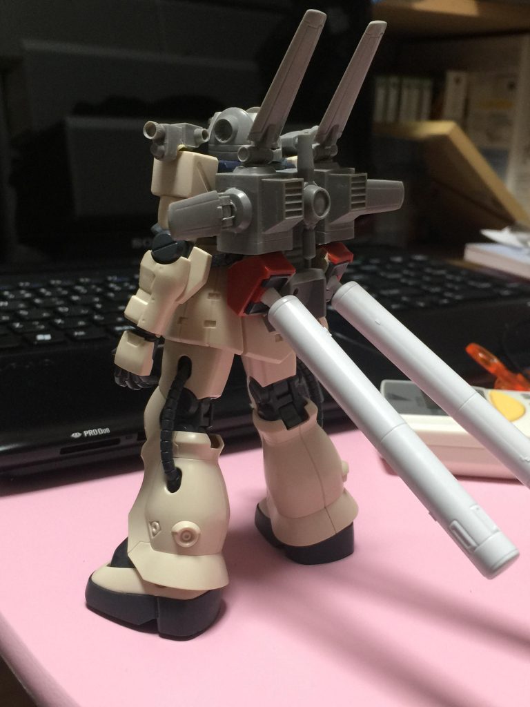 オリジナル要素が無いため、最初はプロペラントでもつけるか…と思ってましたが、通常のほうがかっこいいと思い直しましたw