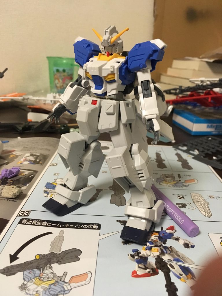 ヘイズルとFAガンダム7号機をミキシング