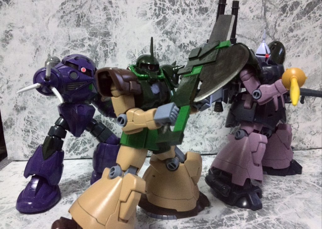 チーム ジオンの残党、ここに勢揃い！

連邦に…一泡吹かせる！