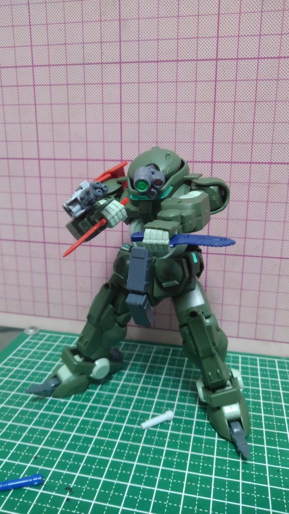 さらに落としても今度はナイフに持ち替える