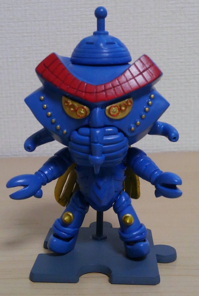 第6弾「テンぺラッガイ」ウルトラマンタロウより「極悪宇宙人 テンぺラー星人」を製作。目の再現にこだわったらプチッガイらしさが無くなってしまいました(T_T)