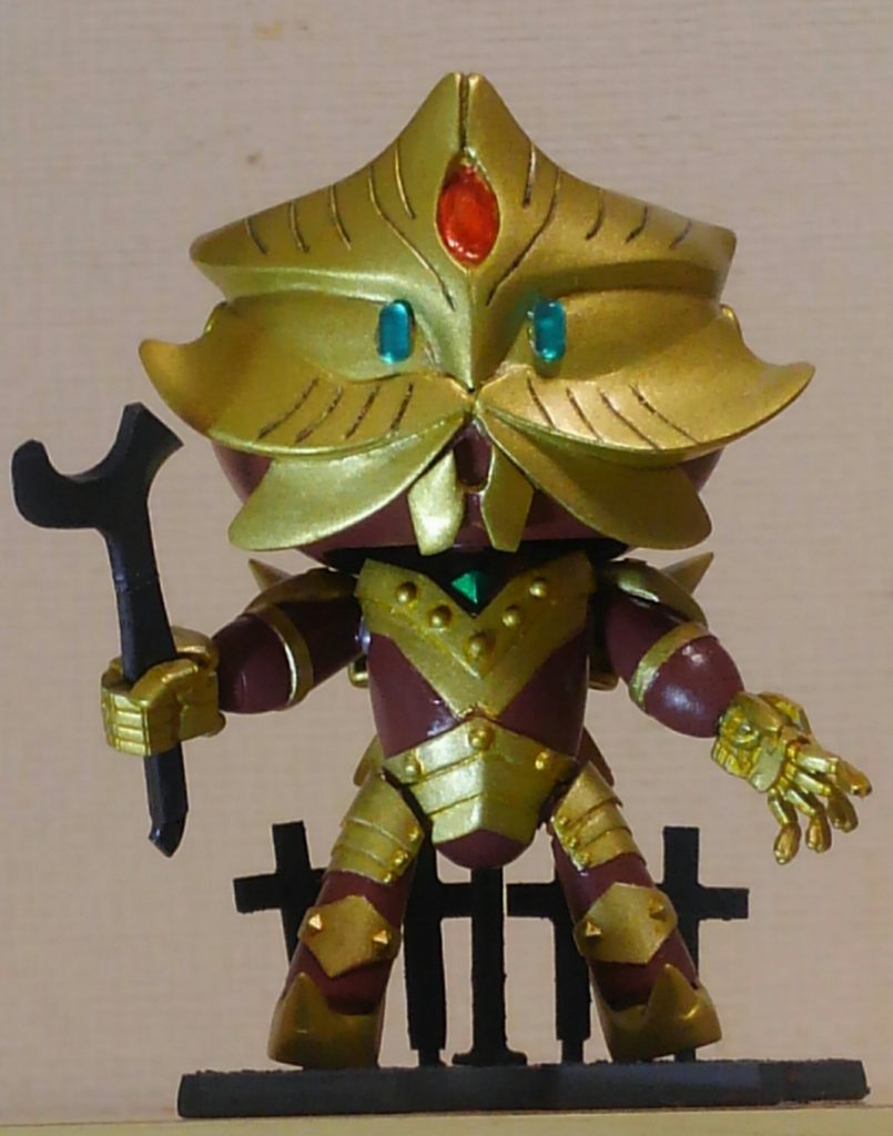 第4弾「A（アッガイ）キラー 」ウルトラマンエースより「異次元超人エースキラー」を製作。頭部の形状を再現するのが大変でした(^_^;)　目はクリアパーツのランナーから削り出しです。