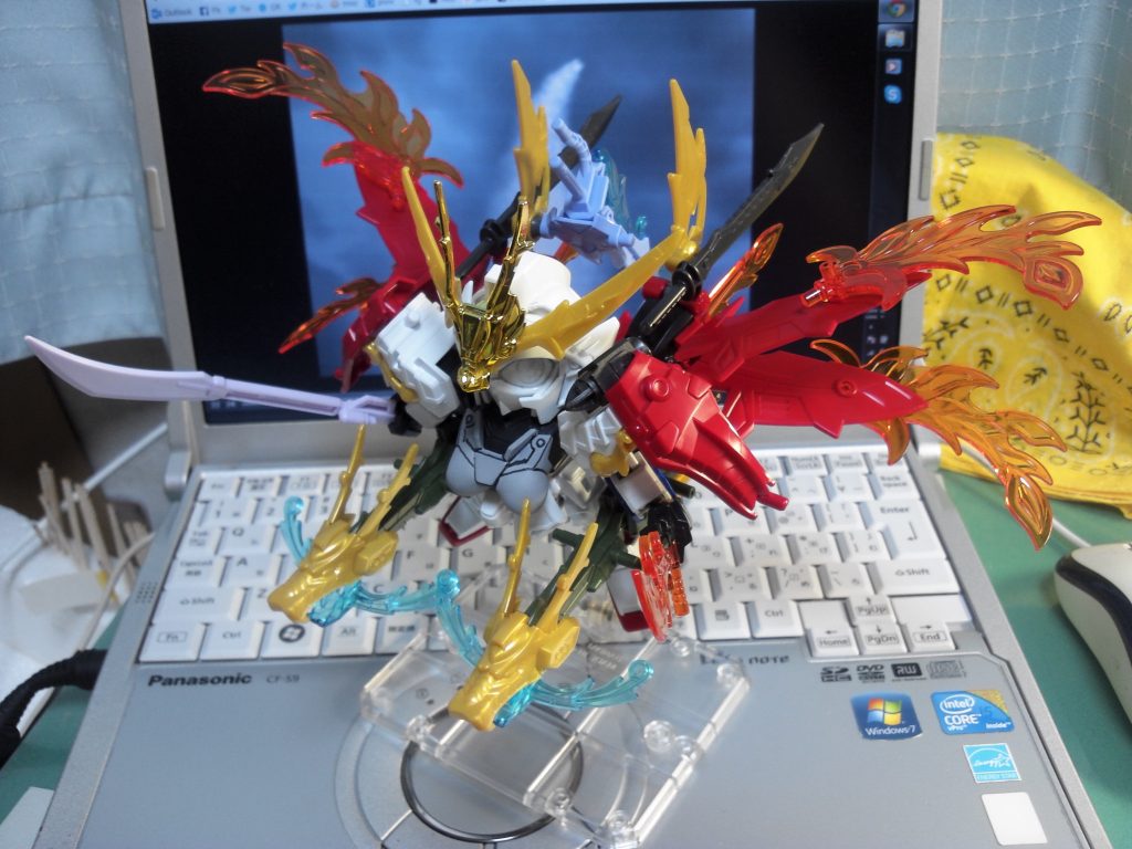 鵬の神器の塗装前。