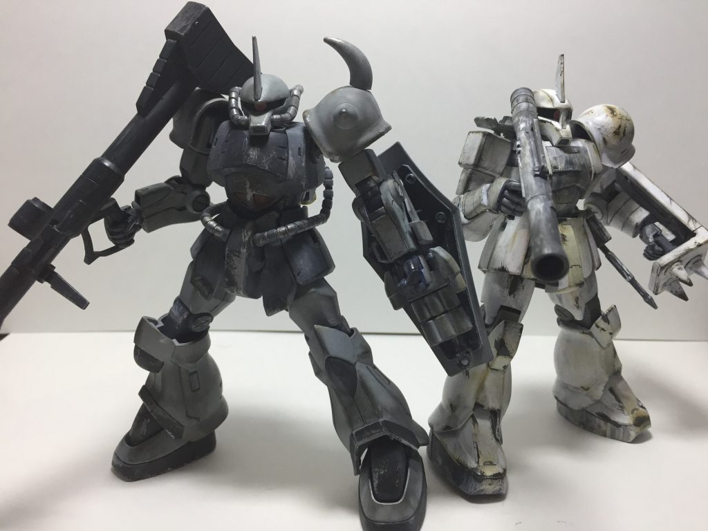 ザクⅠと2ショット