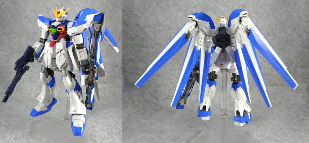 GXDVのバックパックを逆さに付けてファンネルコンテナはランナーで接続しています。
ディバイダーはとりあえずGFFのものをもたせています。