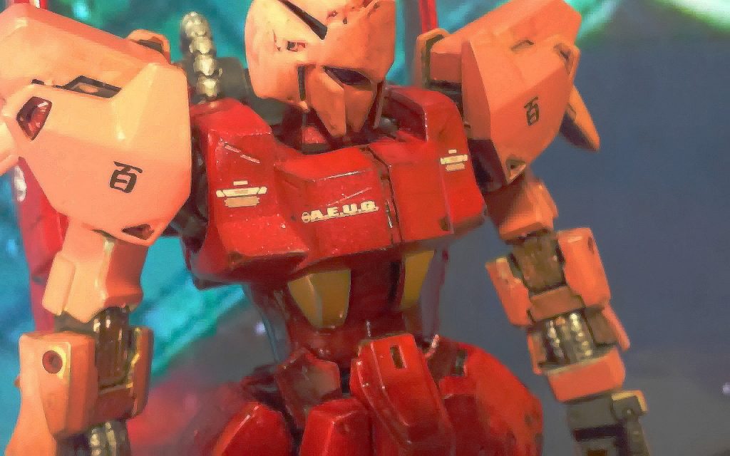 やっぱり、赤だな（総帥談）　ＭＳＮ－００１０１　百式　改　シャア専用–5枚目/制作者：sora