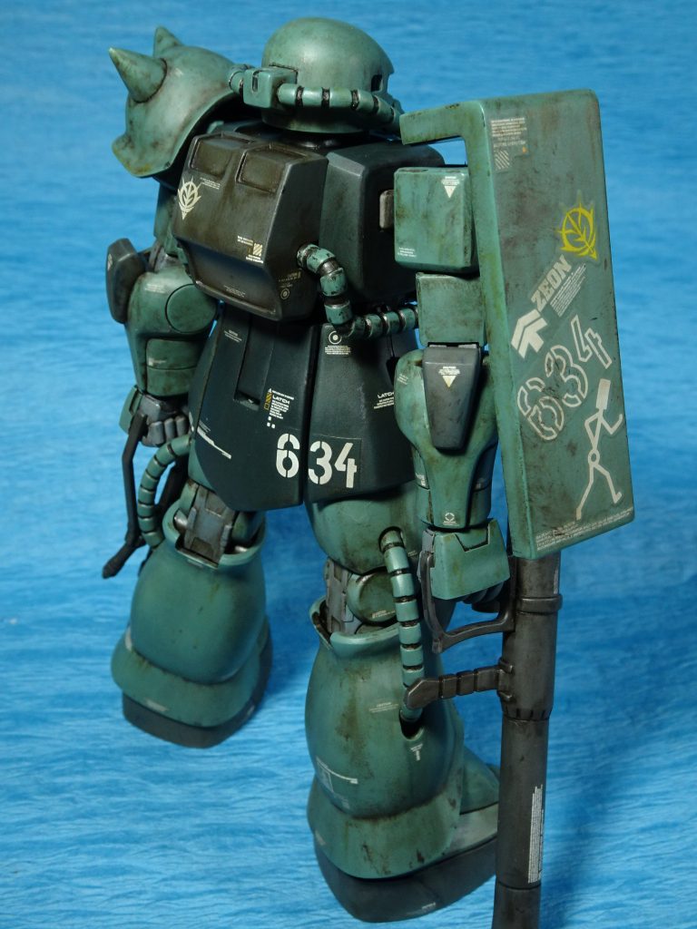 HGUC 量産型ザク–4枚目/制作者：Atz