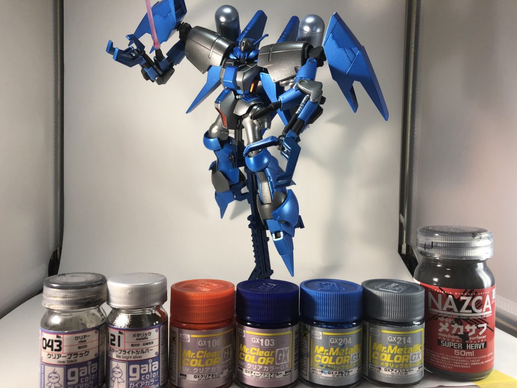 使った塗料です。