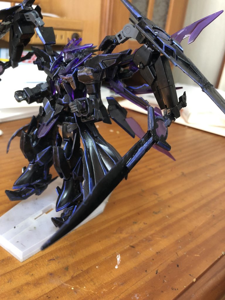 暗黒騎士にもサブアームを付けました。