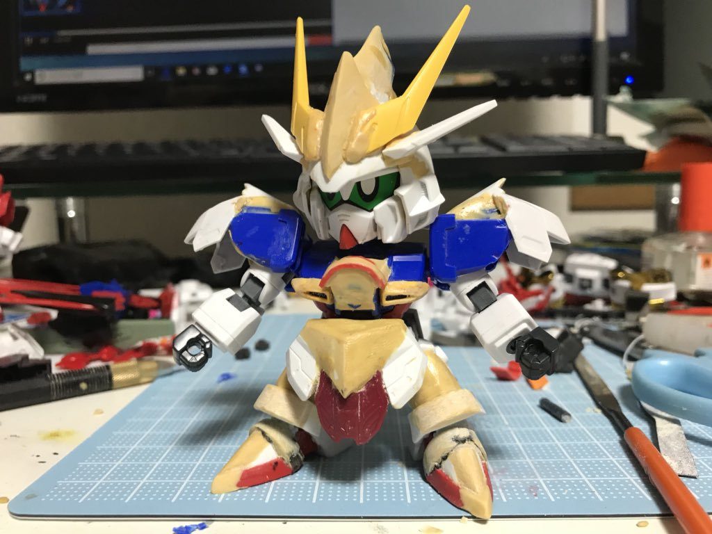 最後に制作工程です。ほぼパテですね!