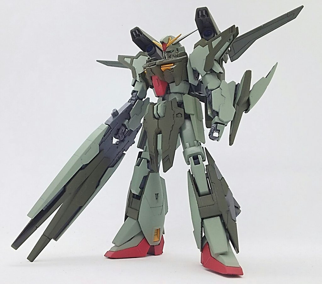 グリーンカラーメインの塗装です．
各部をプラ板でディテールアップしてます．