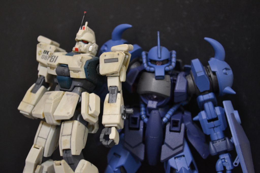 EZ-8と一緒に。グフやっぱり強そう!