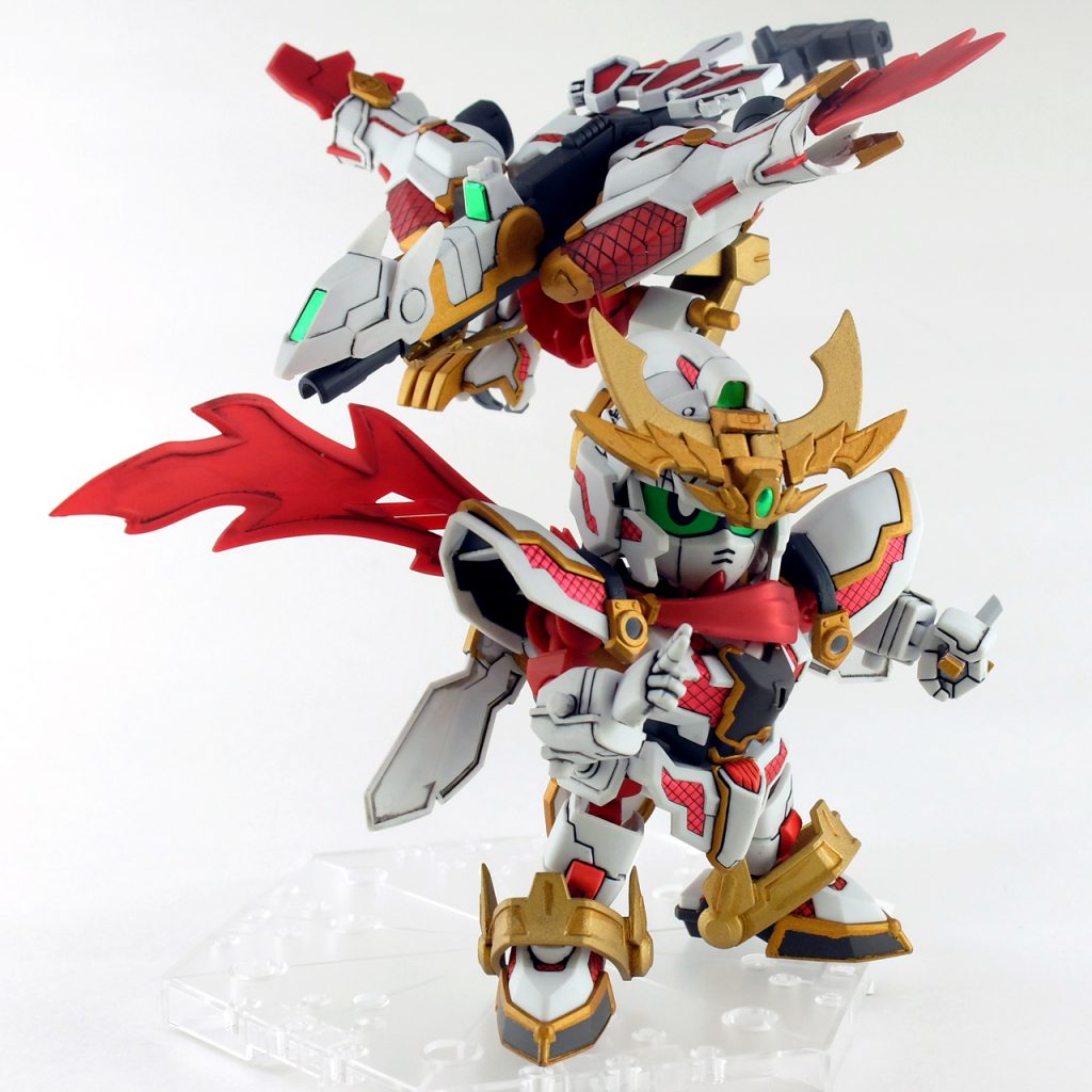 RX-零丸＆八鳥。RX-零丸は下半身をSDフレームに変更しています。