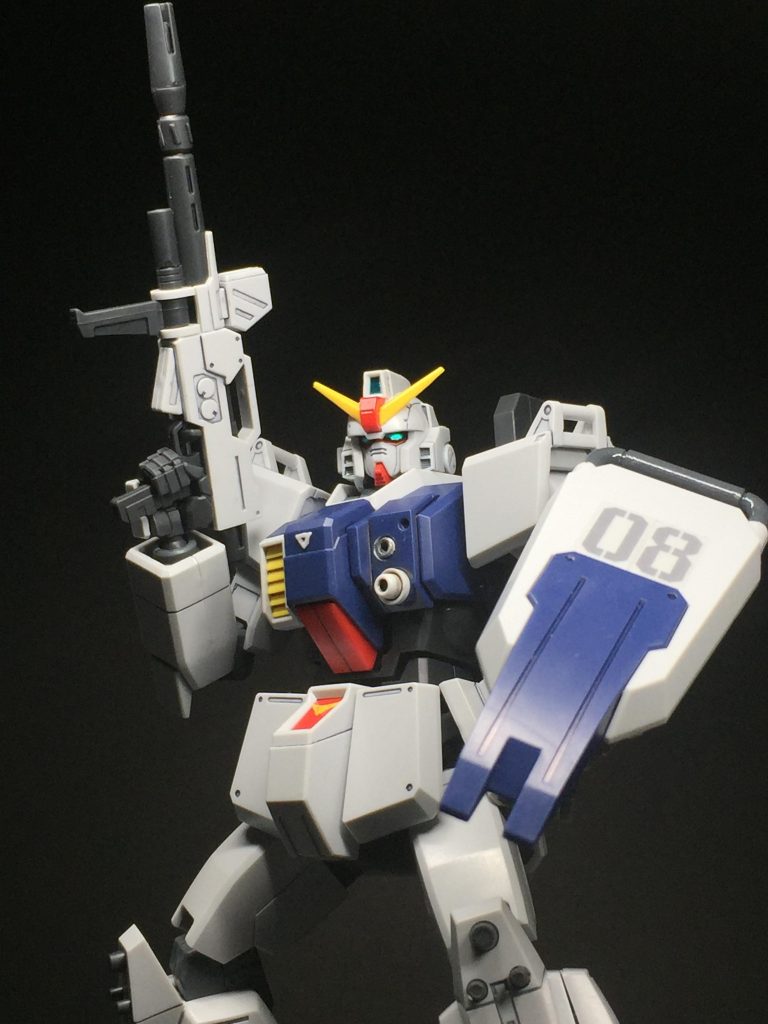 【HG】陸戦型ガンダム パラシュートパック装備–7枚目/制作者：ふくすけ