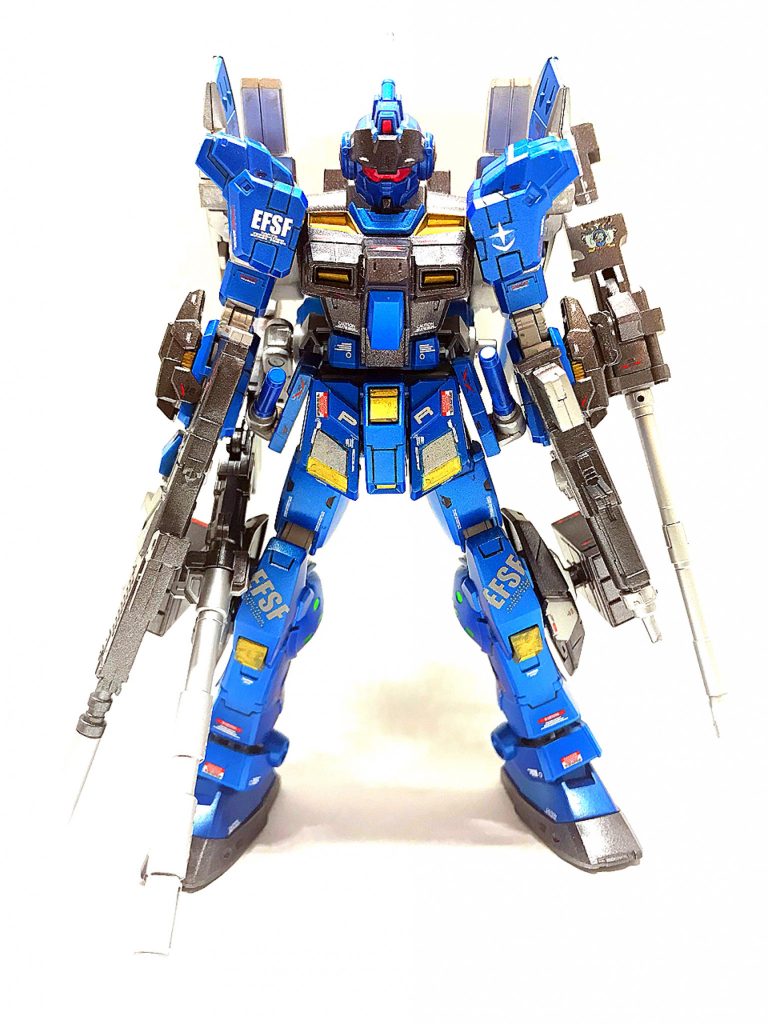 フロントビューです。今回はメタリック塗装にしました。